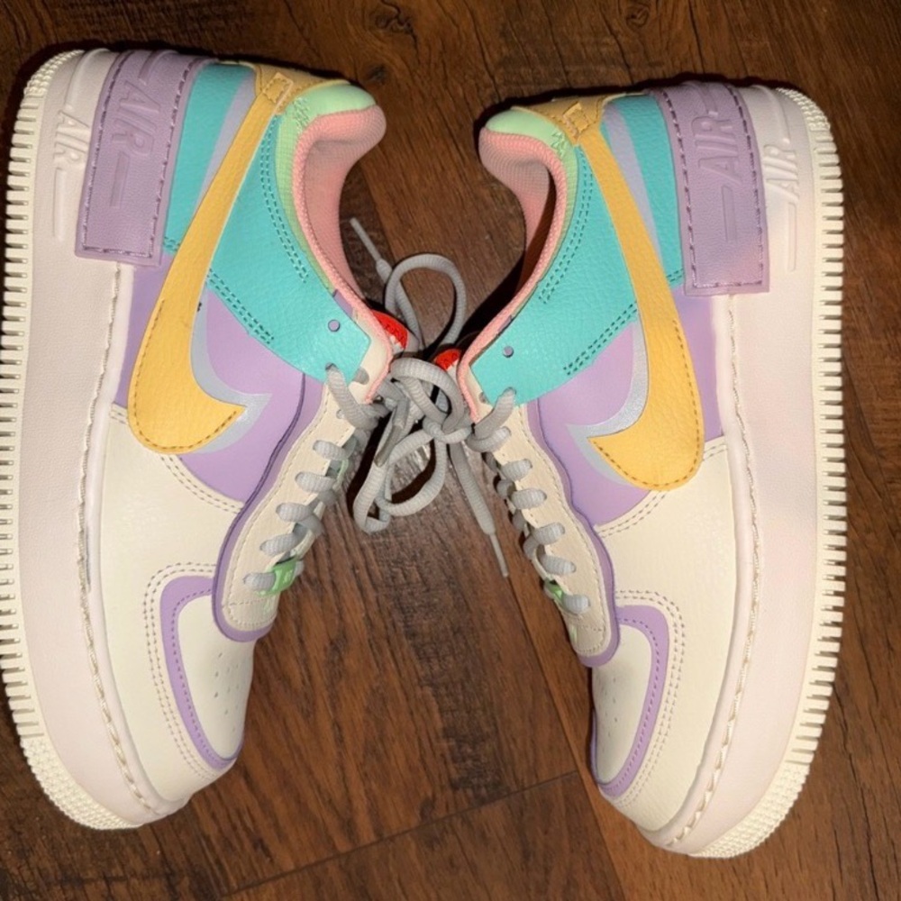Nike Women’s Air Force One Shadow Streetwear/ Lifestyle Sneaker Women’s Size 7.5 - Picture 8 of 10